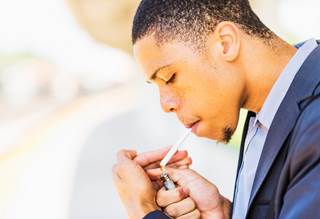 Compared with never smoking, current smoking was associated with higher mean LV mass index. Compared with never smoking, current smoking was associated with higher mean LV mass index.