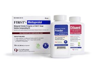 When compounded by the pharmacist, each mL contains 10mg of metoprolol tartrate. When compounded by the pharmacist, each mL contains 10mg of metoprolol tartrate.
